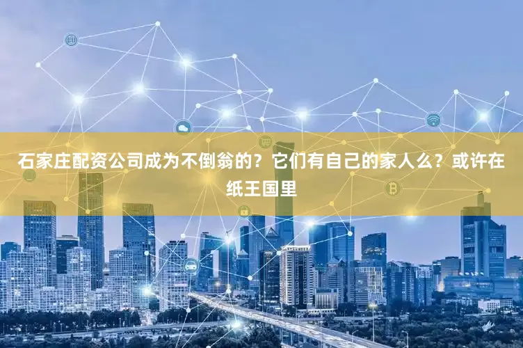 石家庄配资公司成为不倒翁的？它们有自己的家人么？或许在纸王国里