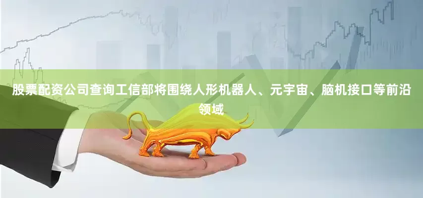 股票配资公司查询工信部将围绕人形机器人、元宇宙、脑机接口等前沿领域